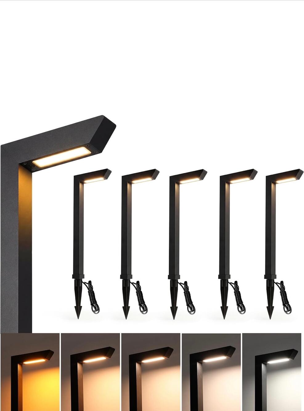 OPEN BOX - CLOUDY BAY 5W LED Low Voltage Landscape Pathway Light